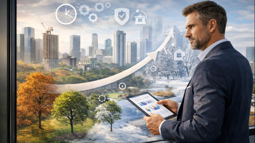 Estratégia patrimonial e adaptação em mercados imobiliários de ciclo longo Alex Nabuco dos Santos aborda a estratégia patrimonial em mercados imobiliários de ciclo longo.